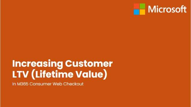 Increasing Customer  LTV (Lifetime Value)